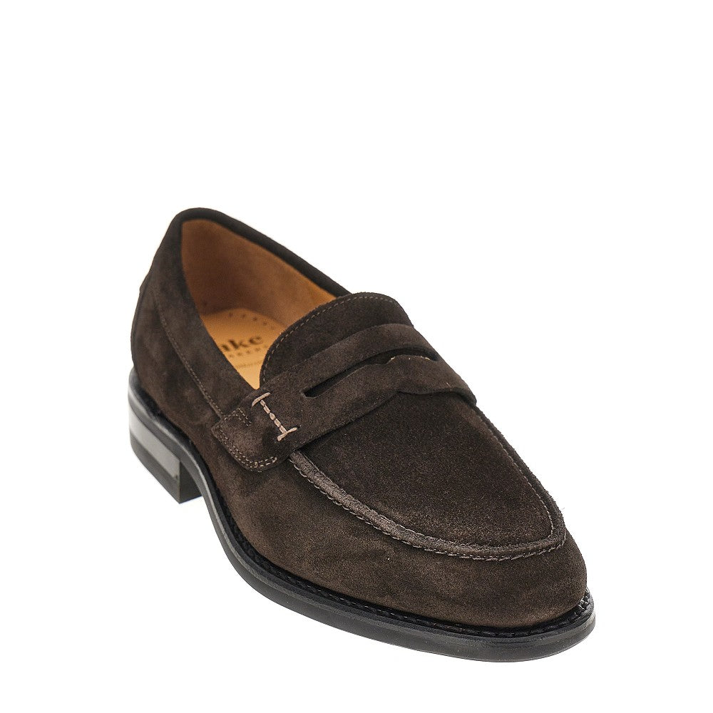 '356' suede leather penny loafers
