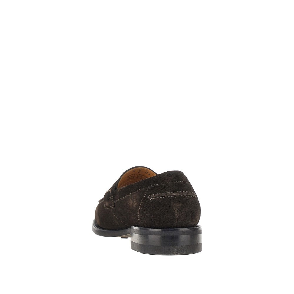 '356' suede leather penny loafers