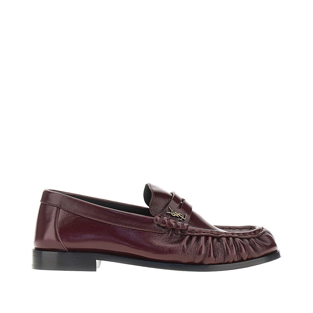 Mocassini in pelle con logo Cassandre