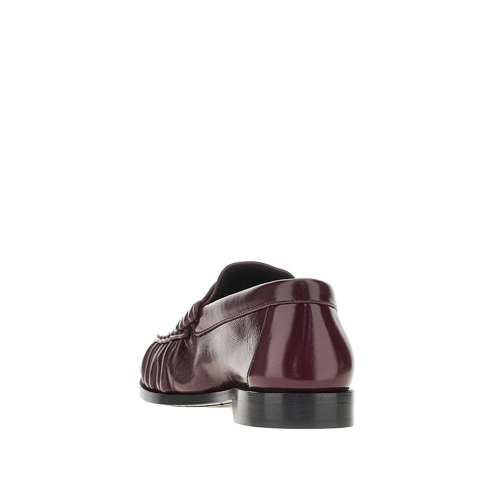 Mocassini in pelle con logo Cassandre