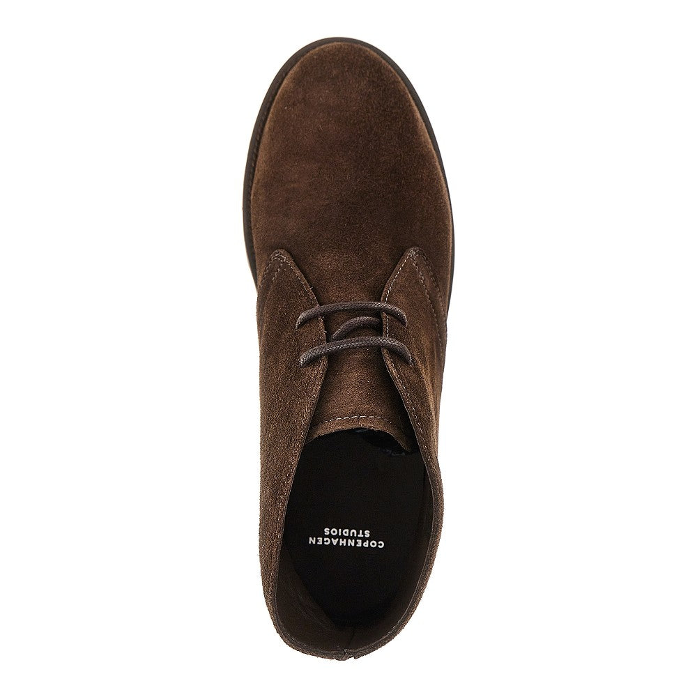 Suede leather ankle boots