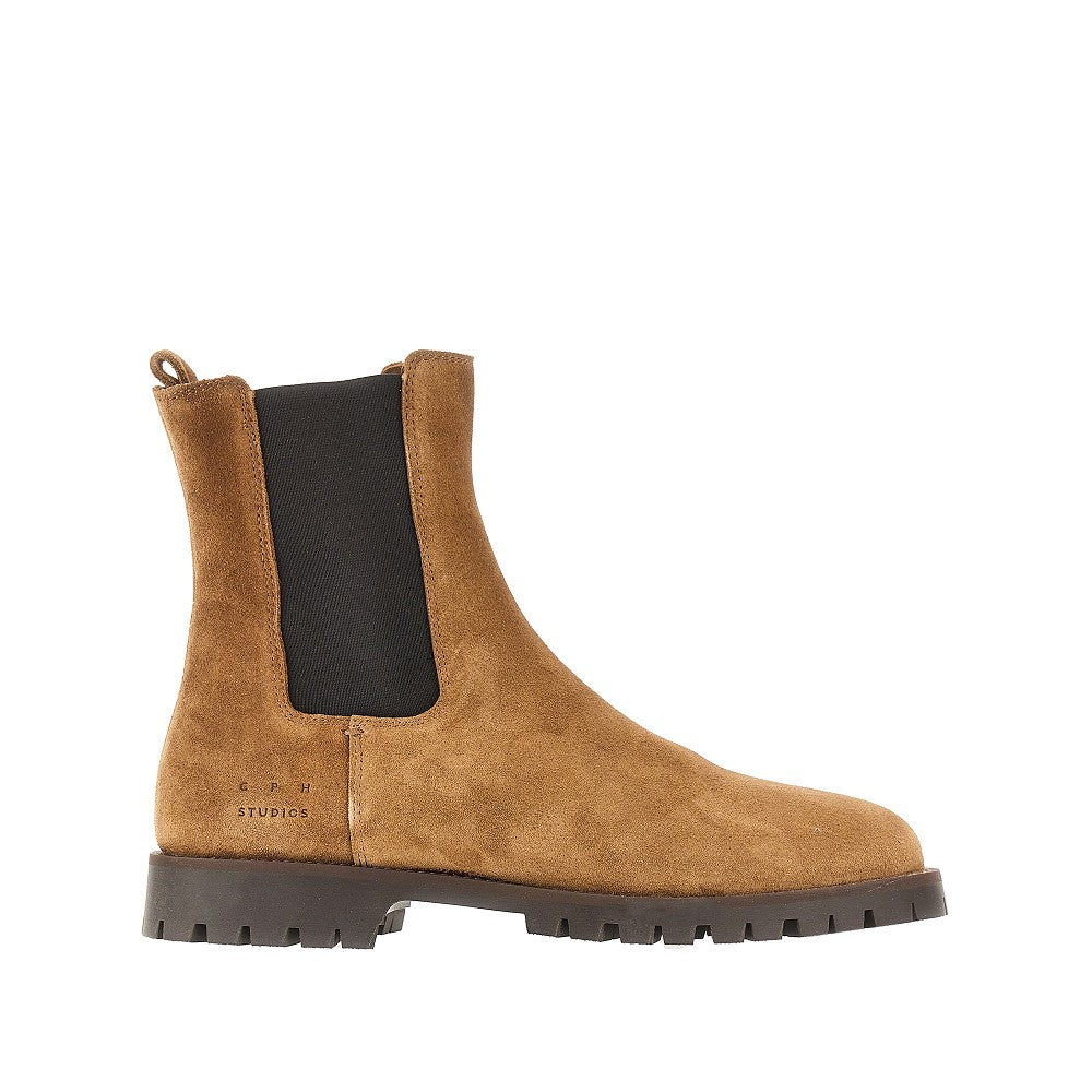 Suede leather Chelsea boots