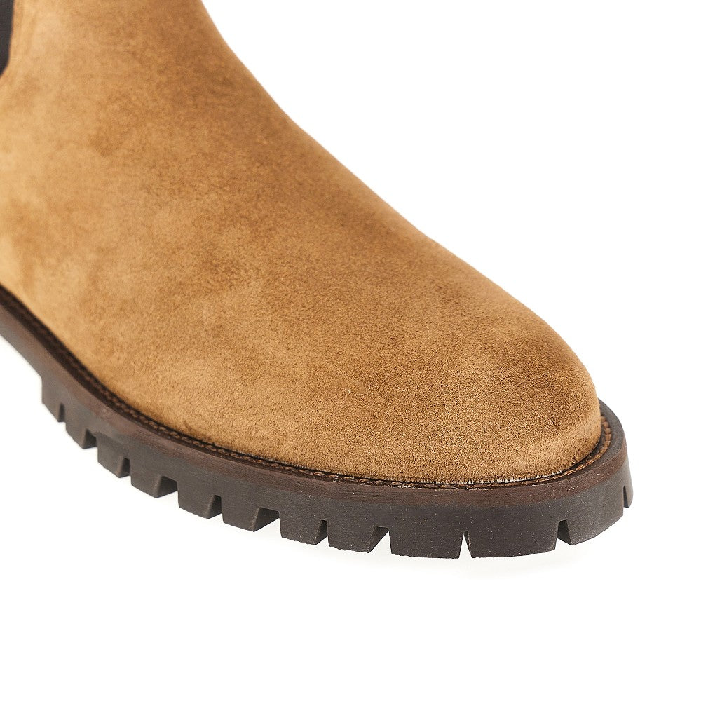 Suede leather Chelsea boots