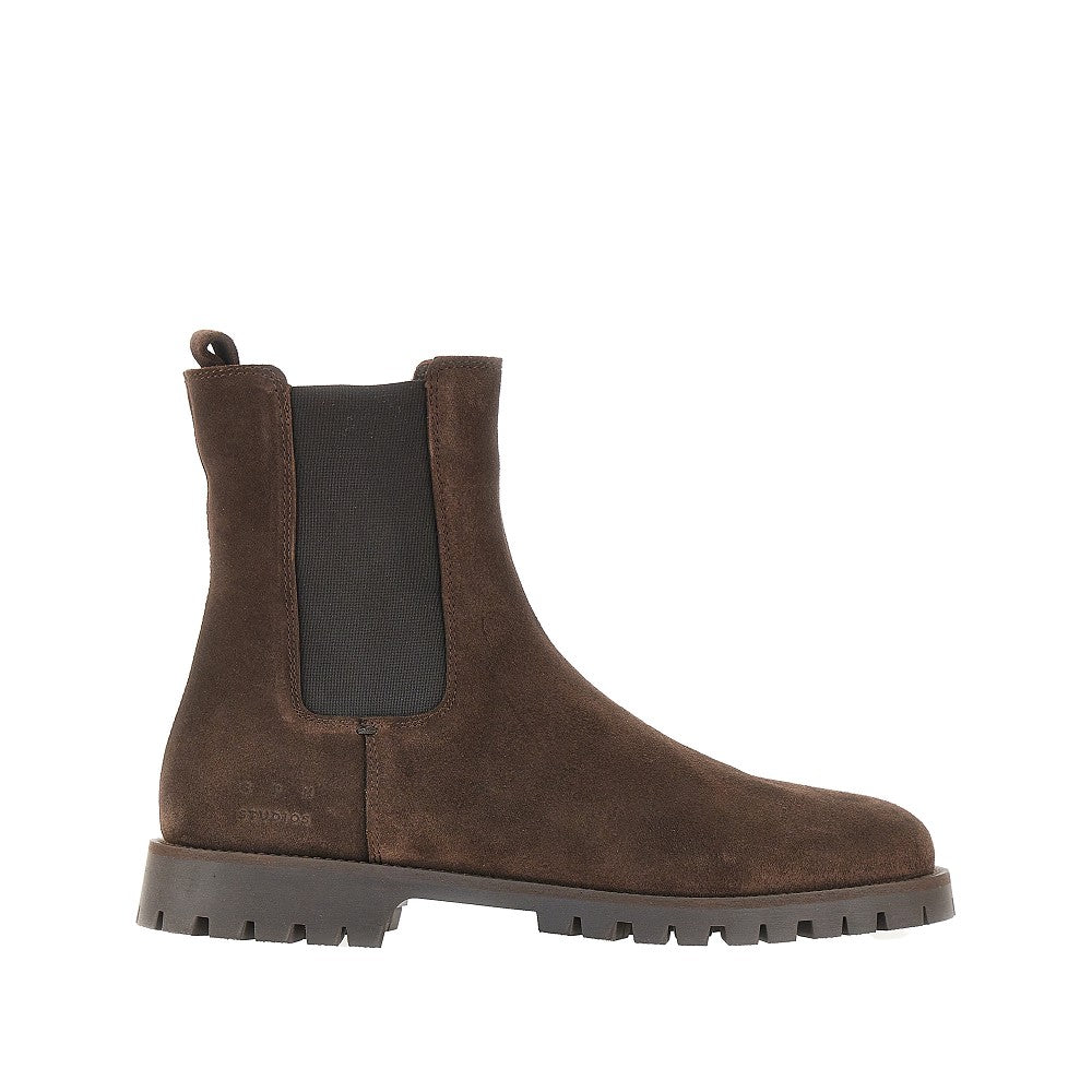 Stivaletto Chelsea in pelle scamosciata