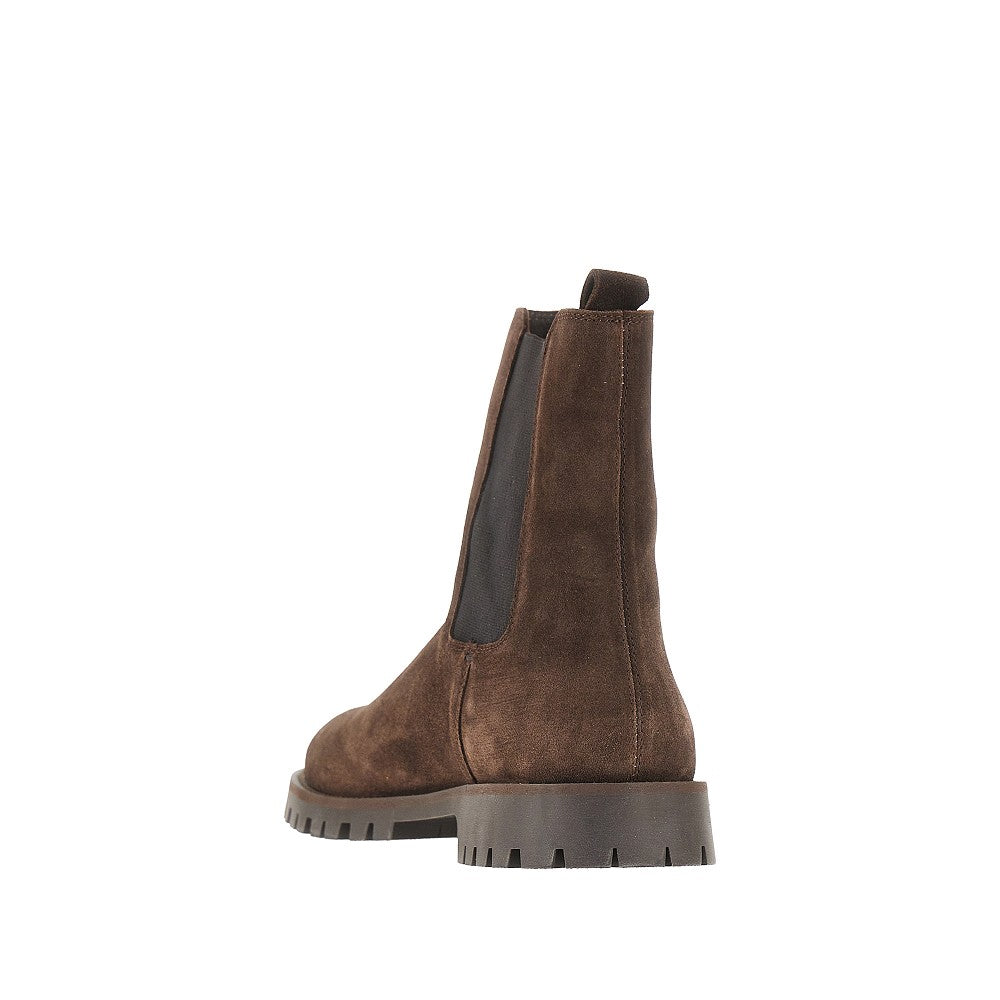 Stivaletto Chelsea in pelle scamosciata