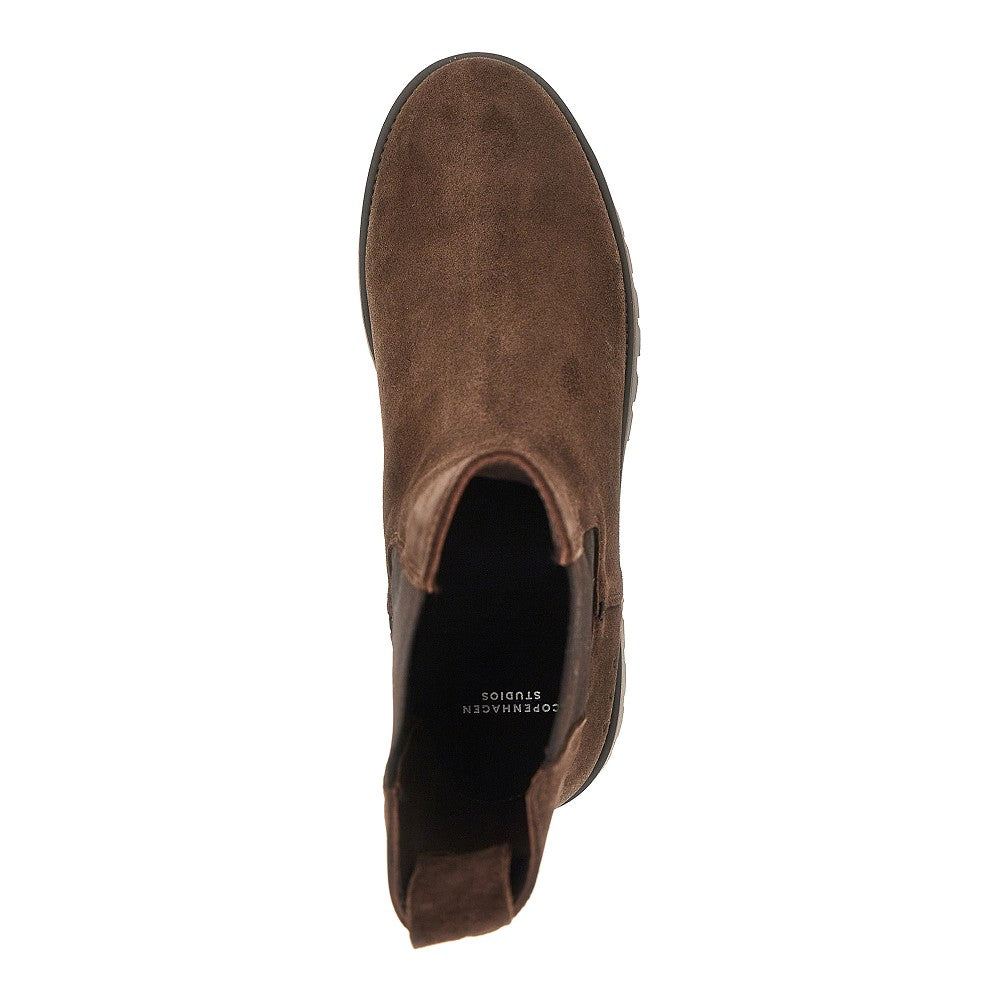 Stivaletto Chelsea in pelle scamosciata