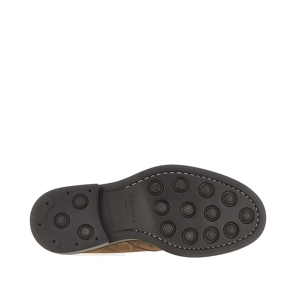 Stringate in pelle scamosciata