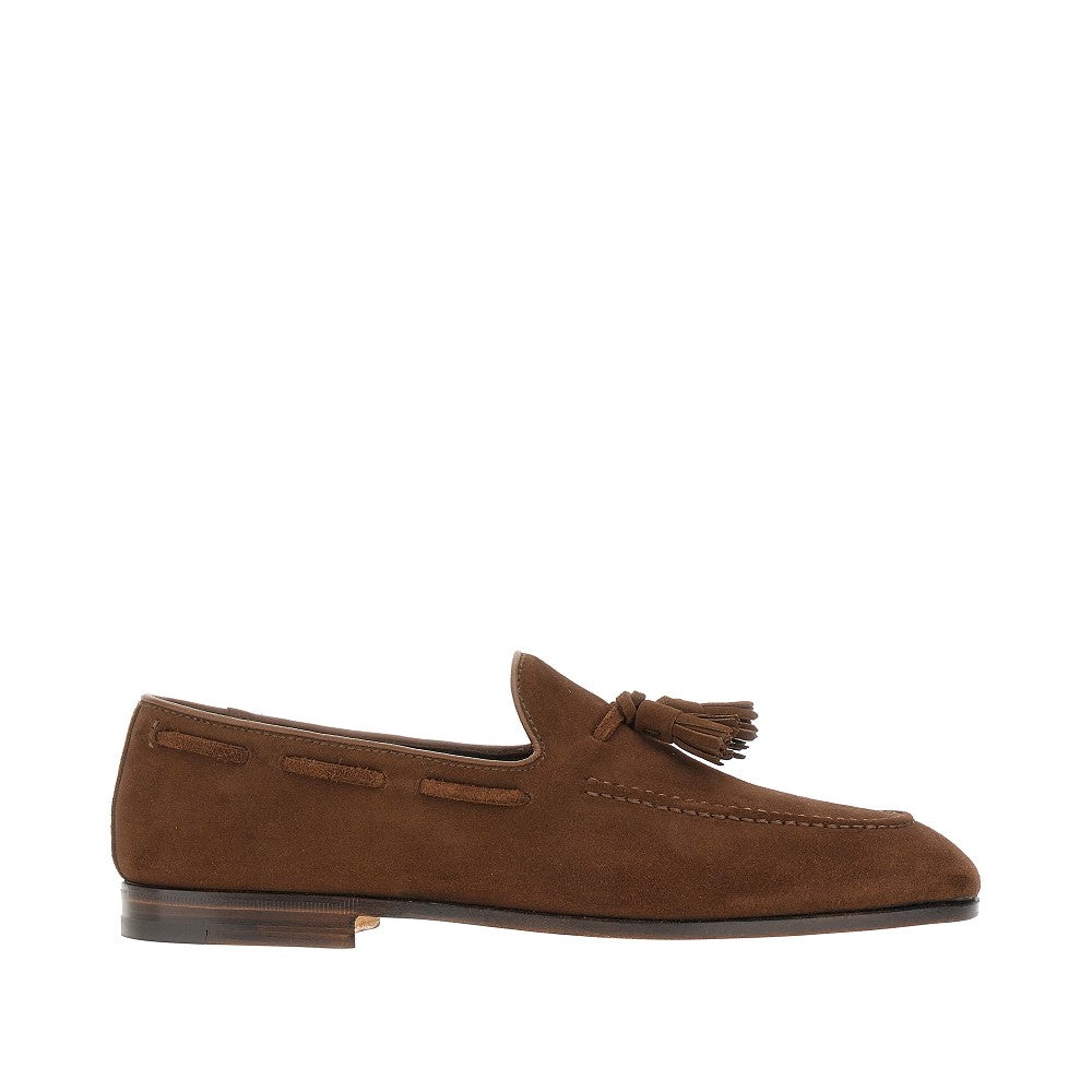 &#39;Maidstone&#39; suede leather loafers