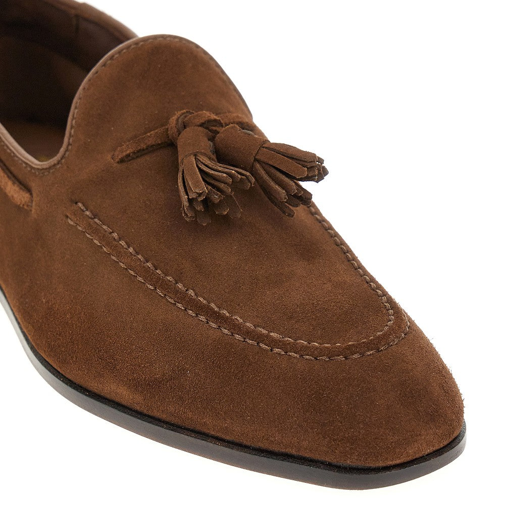 &#39;Maidstone&#39; suede leather loafers