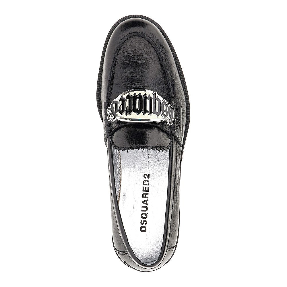 &#39;Gothic Dsquared2&#39; leather Loafers