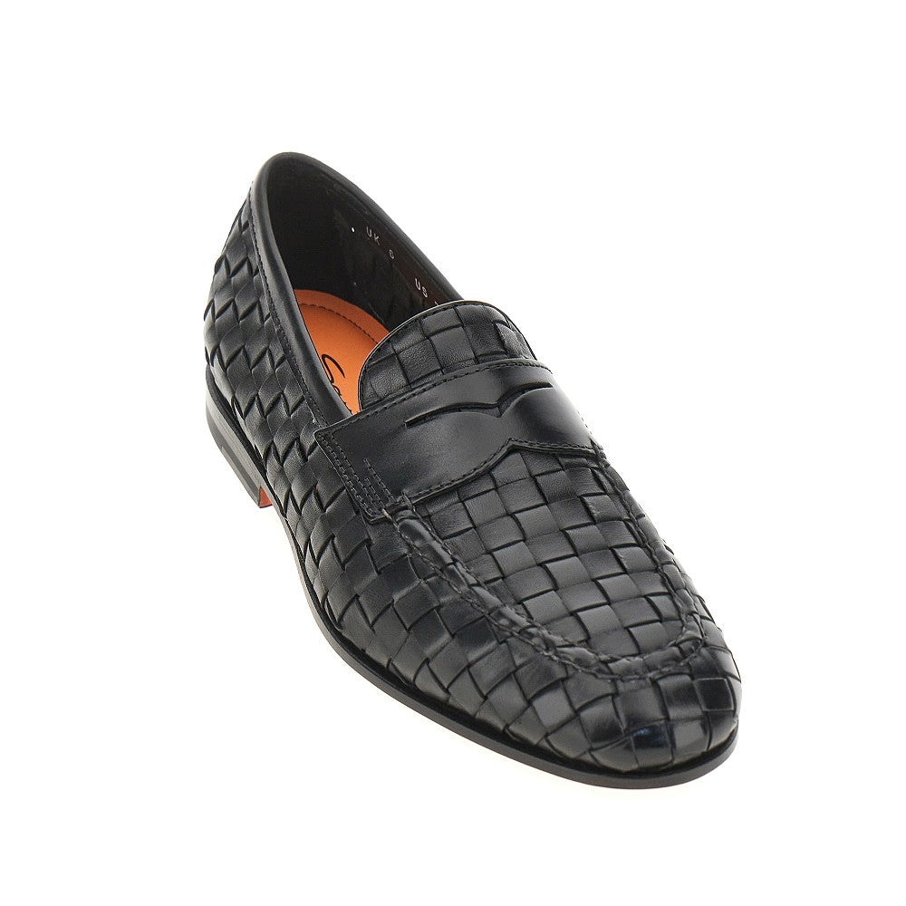 Leather loafers