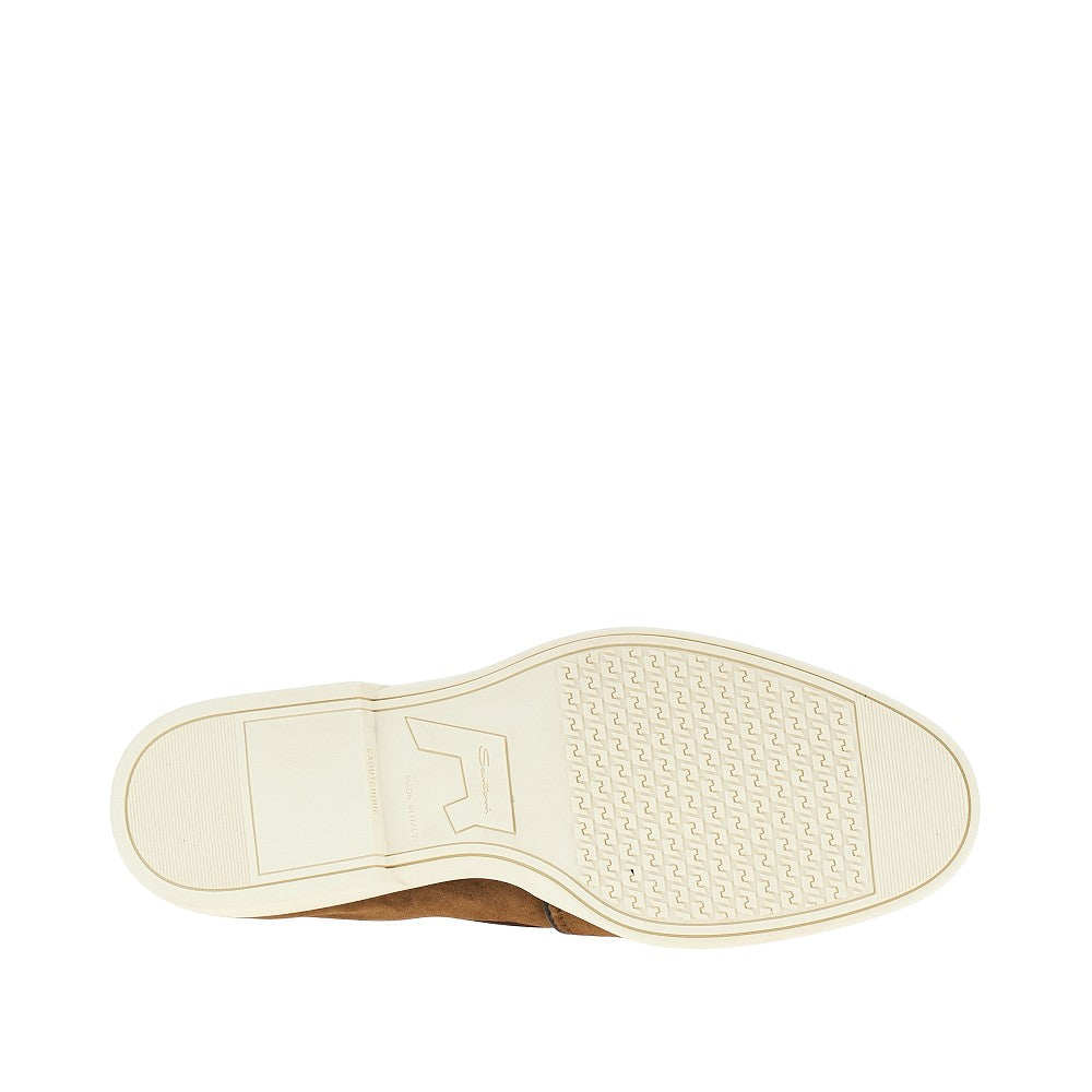 'Malibu' suede leather loafers