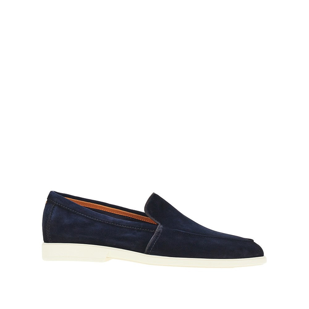 'Malibu' suede leather loafers