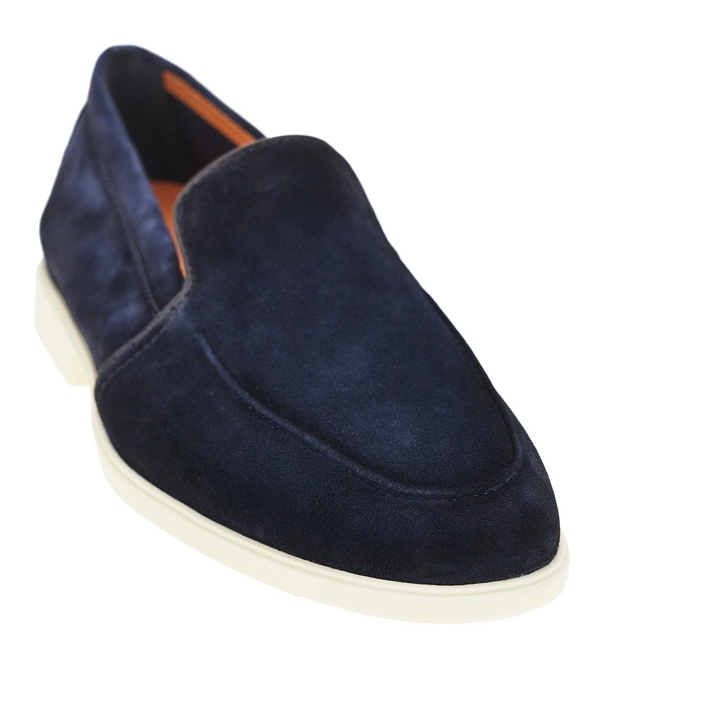 'Malibu' suede leather loafers