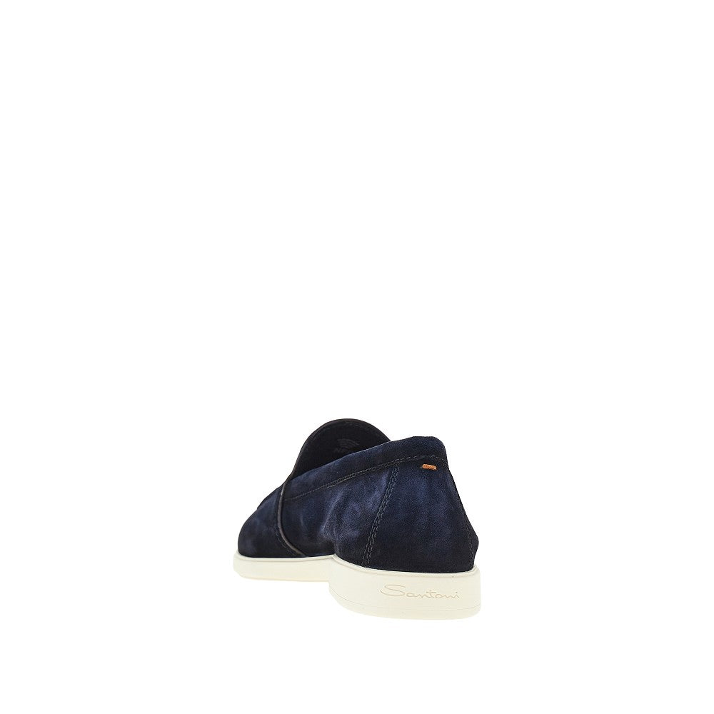 'Malibu' suede leather loafers