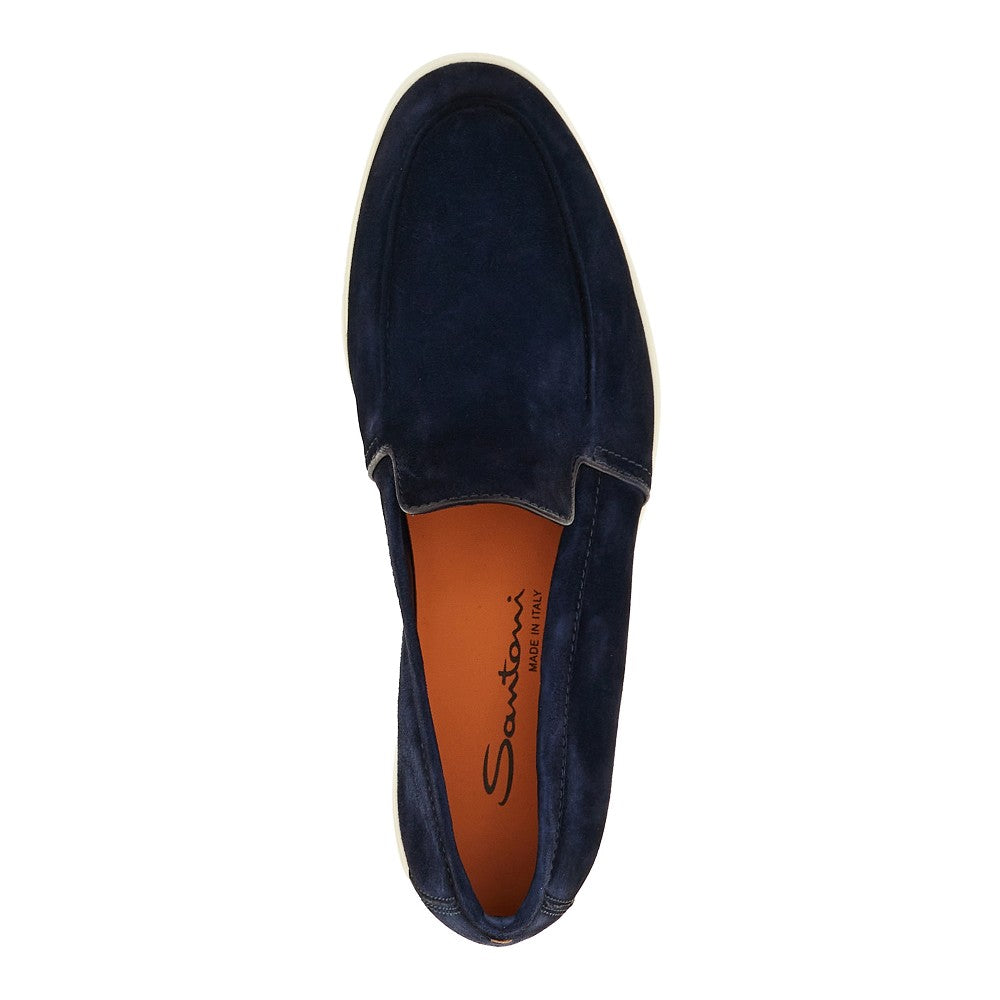 'Malibu' suede leather loafers
