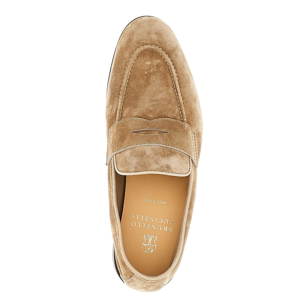Suede leather Penny Loafers