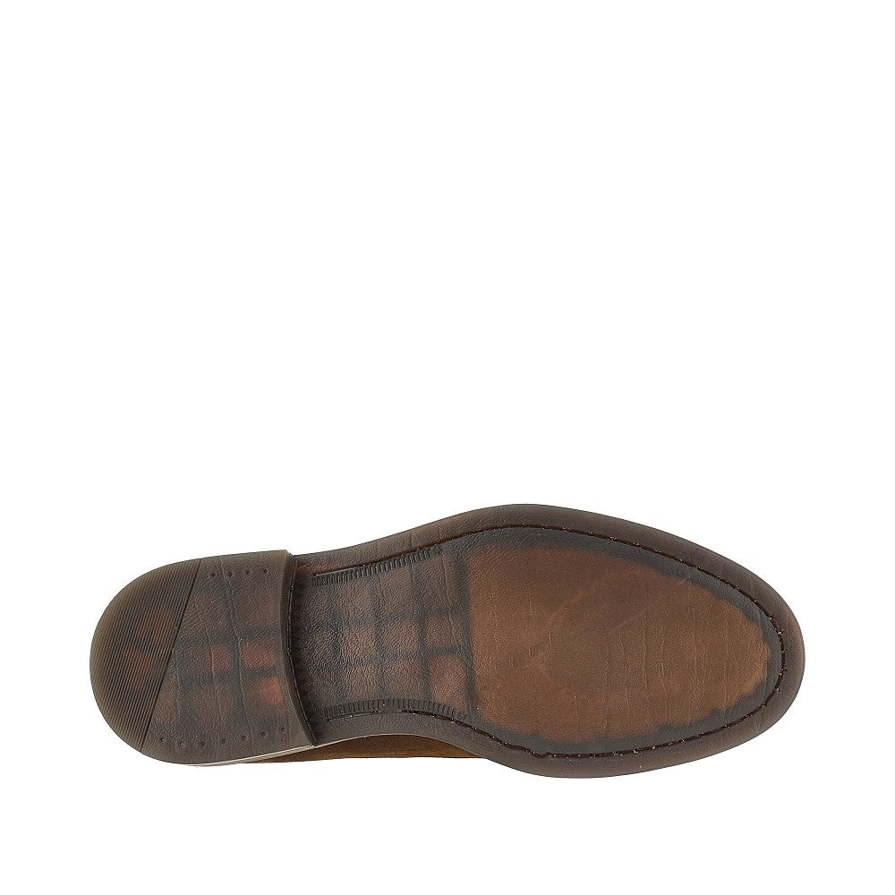Stringate in pelle scamosciata