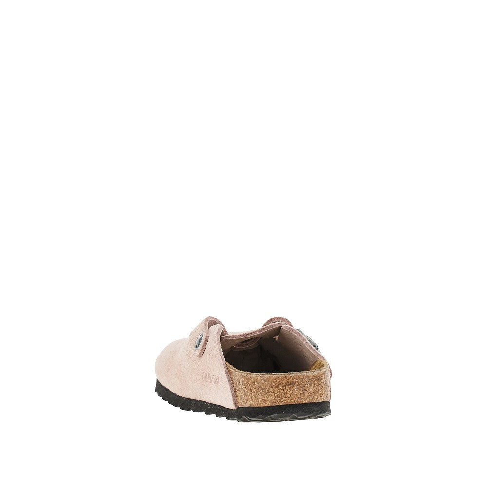 Suede leather 'Boston' sabot