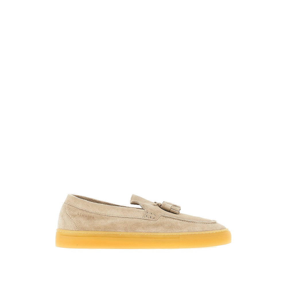 Mocassini in suede