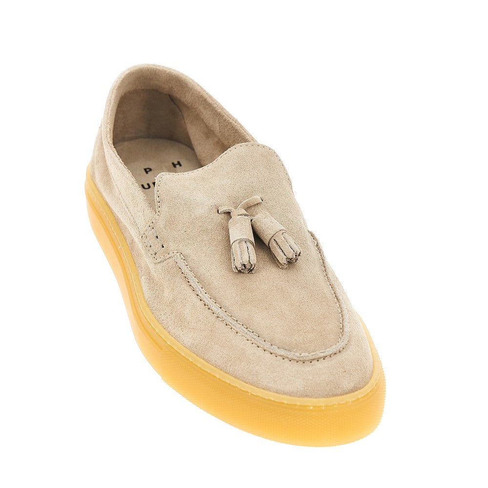 Mocassini in suede