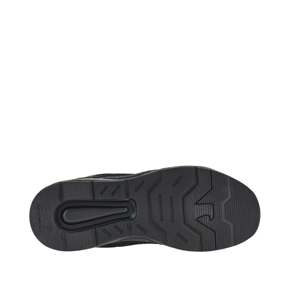 Sneakers in nylon spalmato con logo Eagle