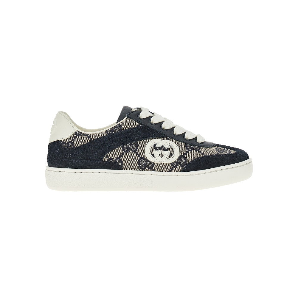 Sneakers 'G74' in tessuto GG e pelle
