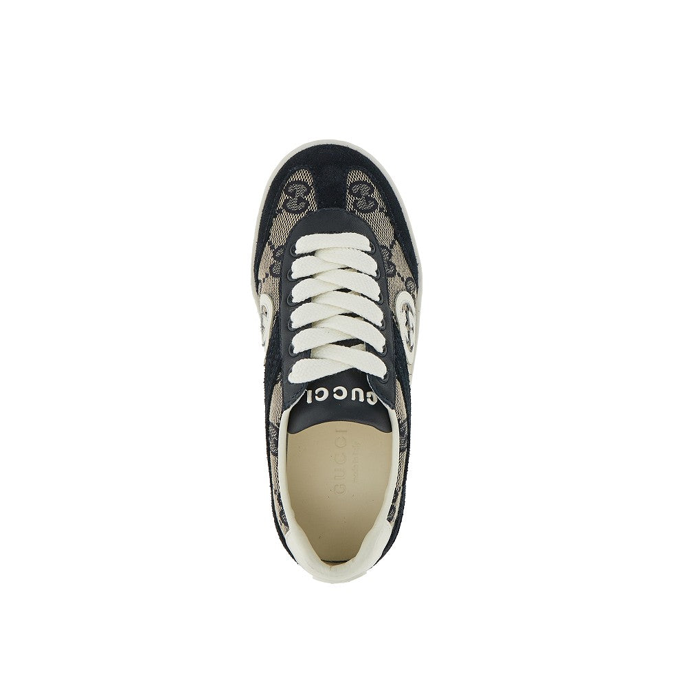 Sneakers 'G74' in tessuto GG e pelle