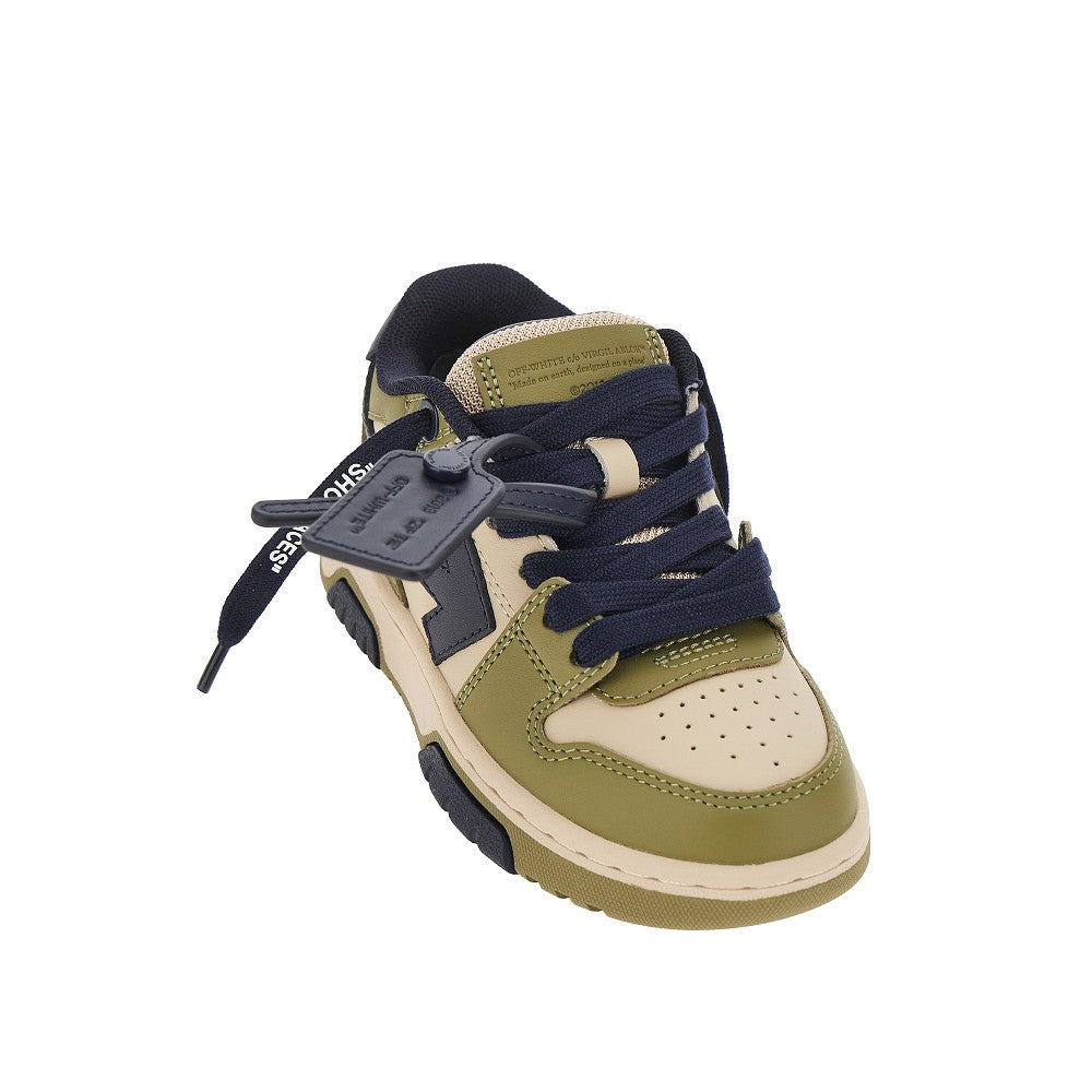 'Out Of Office' leather sneakers