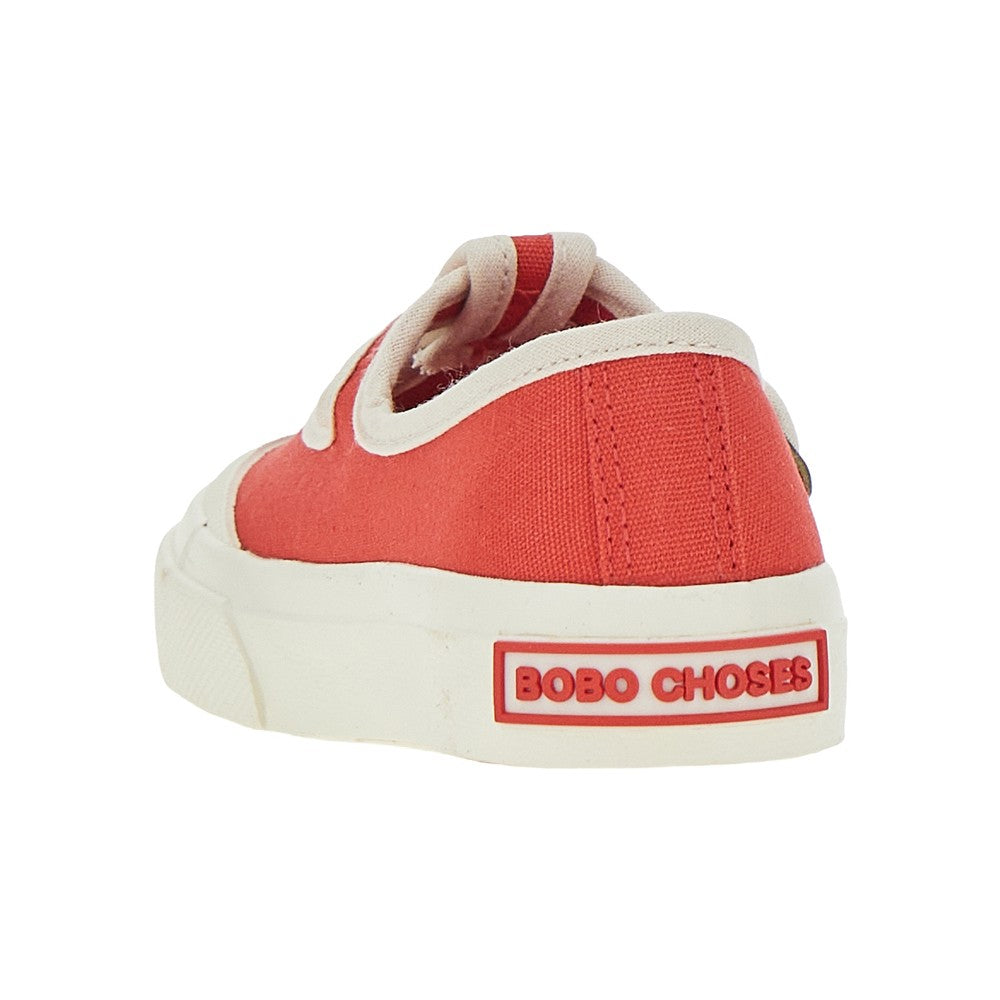 Scarpine in cotone con ricamo Pixel Daisy
