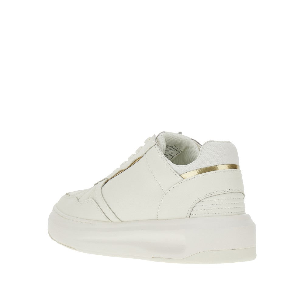 Sneakers in pelle con logo Eagle