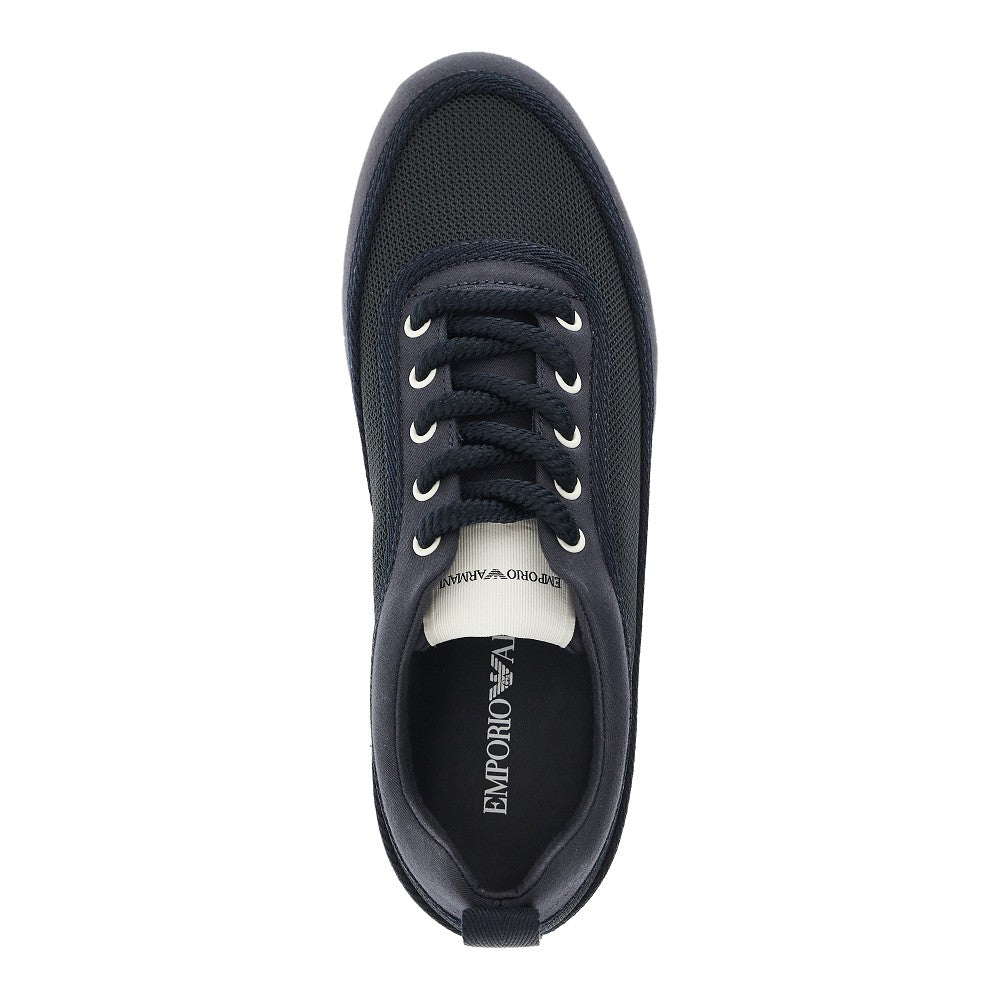 Sneakers in mesh e gabardine