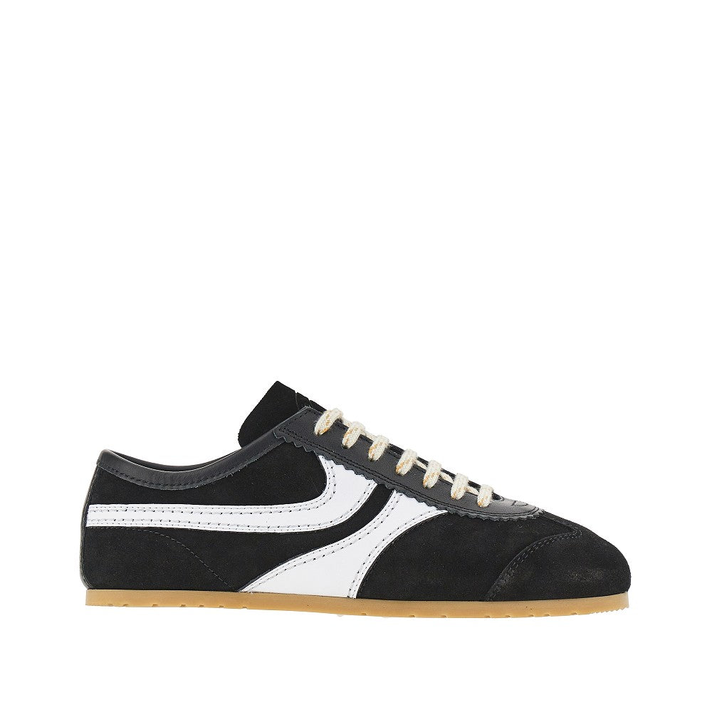 Suede leather sneakers