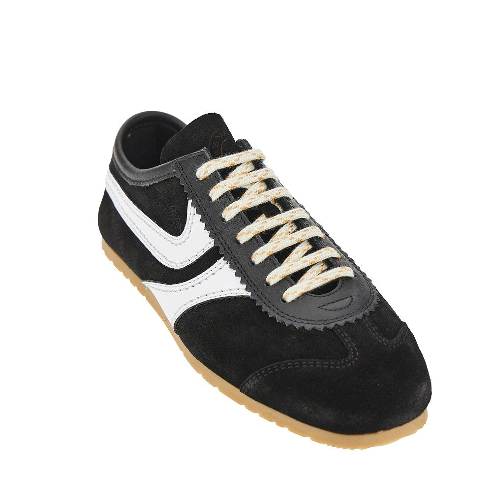 Suede leather sneakers
