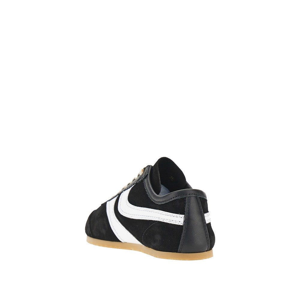 Suede leather sneakers