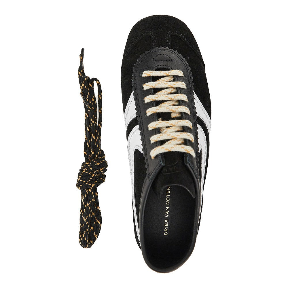 Suede leather sneakers