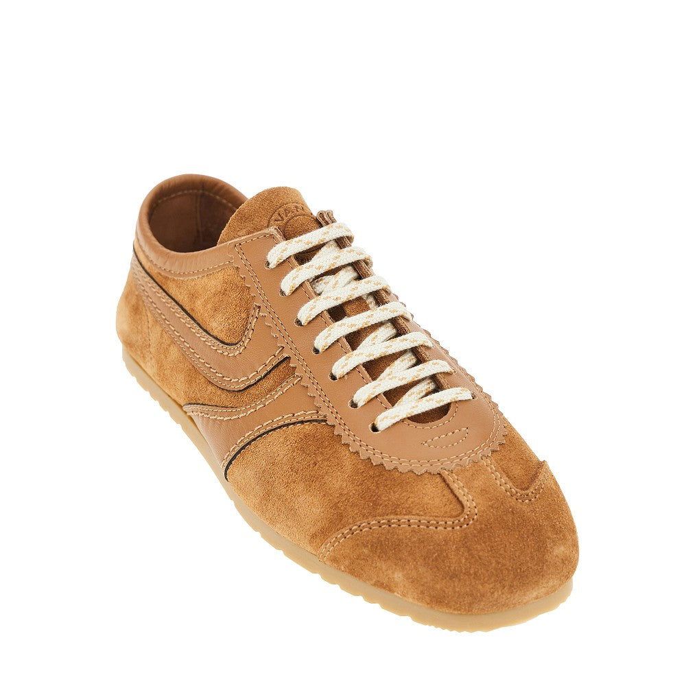 Suede leather sneakers