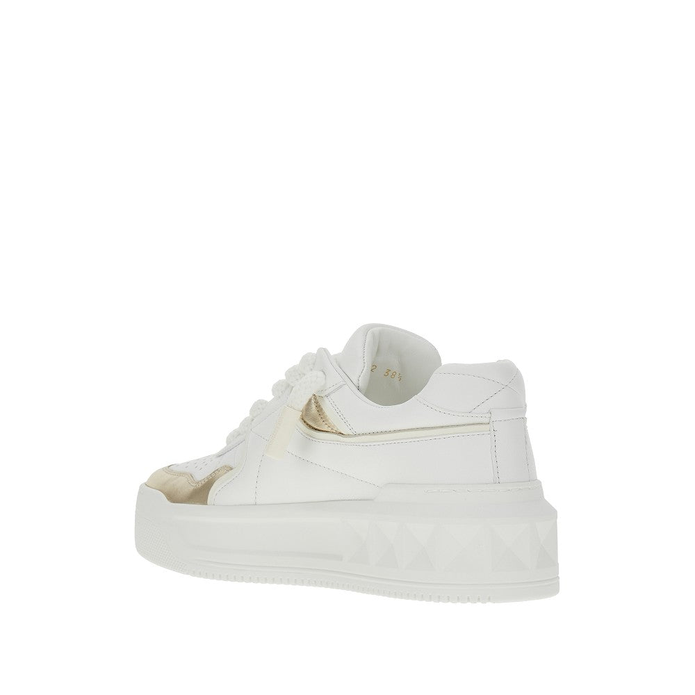 One Stud nappa leather sneakers