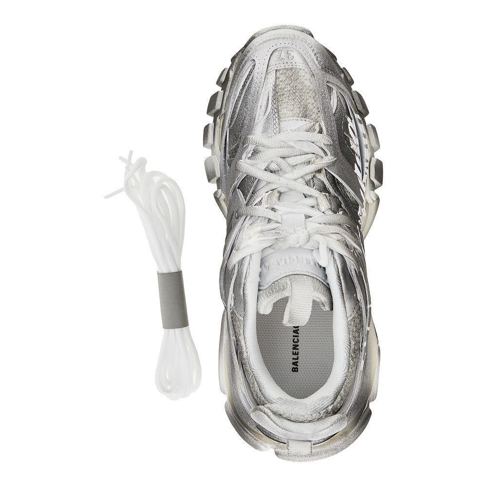 Sneakers Track Stencil Logo