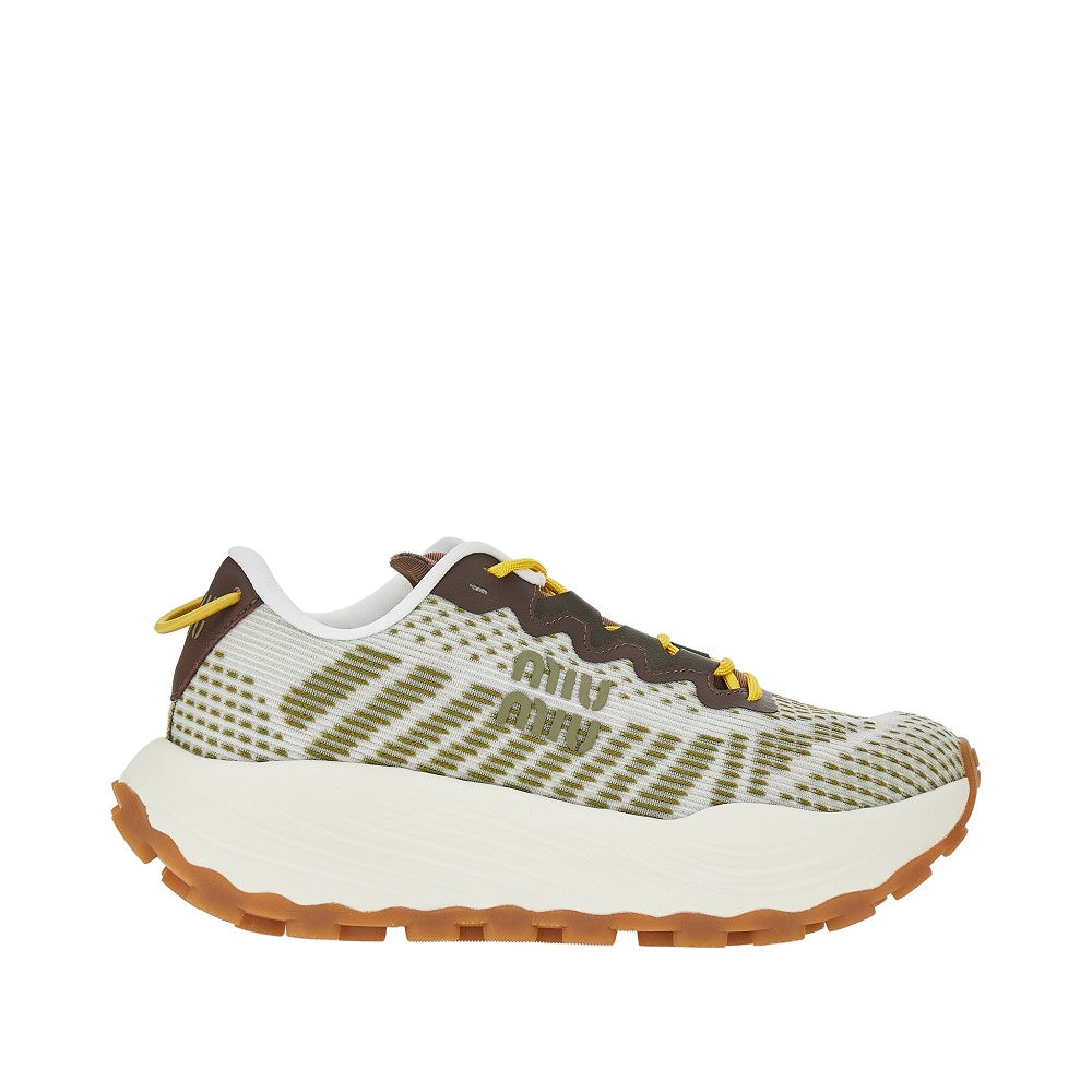 Technical fabric sneakers