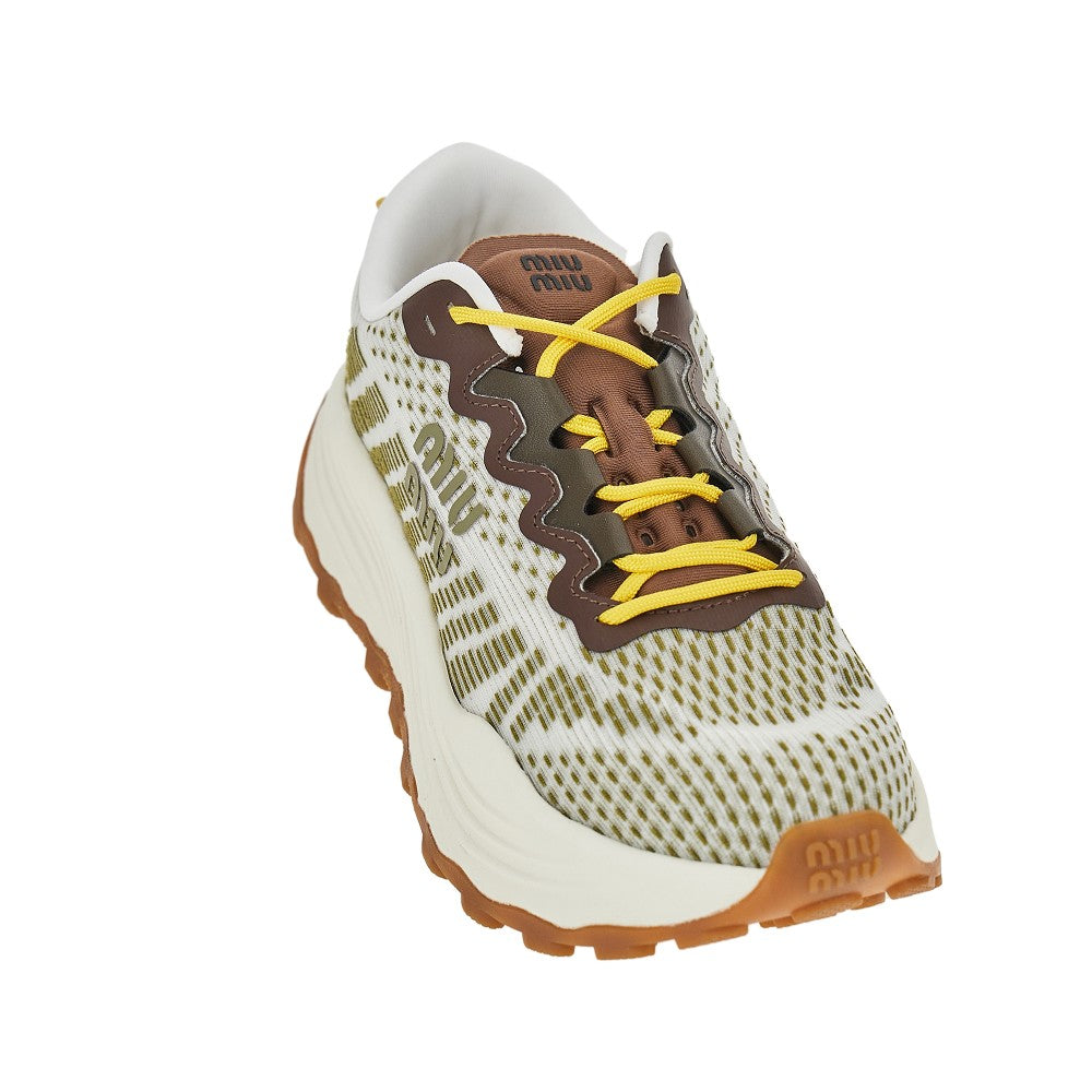 Technical fabric sneakers