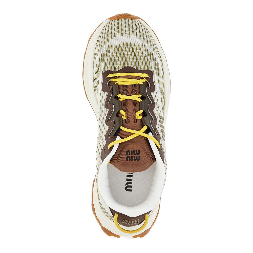 Technical fabric sneakers