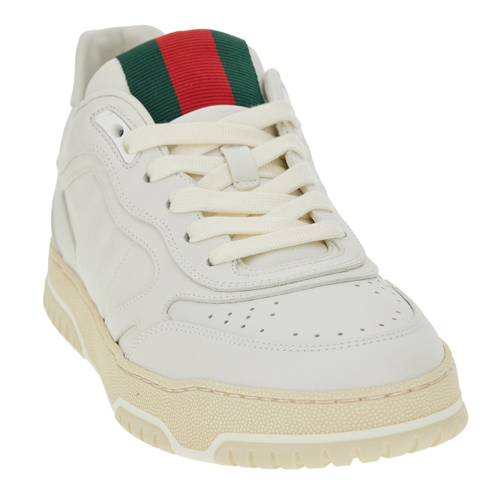 &#39;Gucci Re-Web&#39; leather sneakers