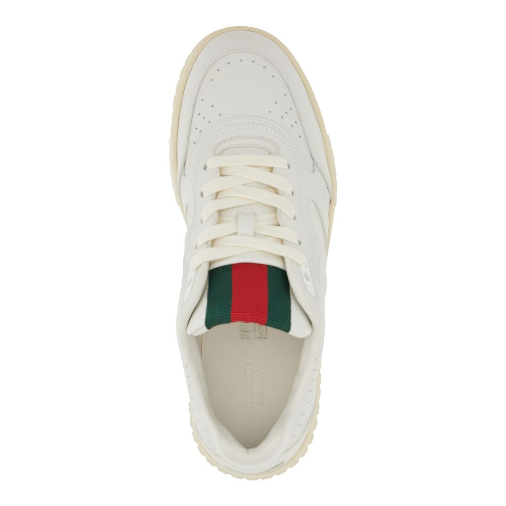 Sneakers &#39;Gucci Re-Web&#39; in pelle