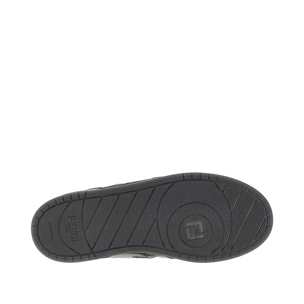 Jacquard FF and leather 'Fendi Match' sneaker