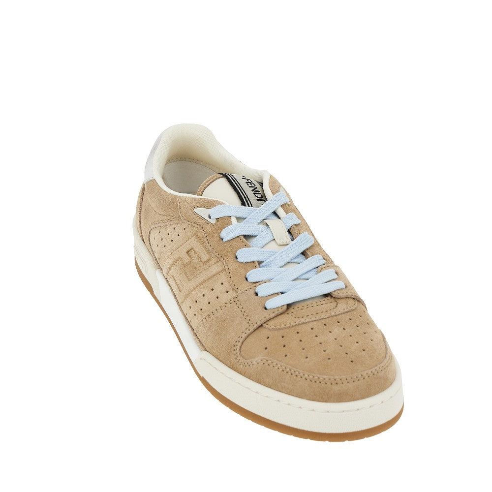 Suede leather Fendi Match sneakers