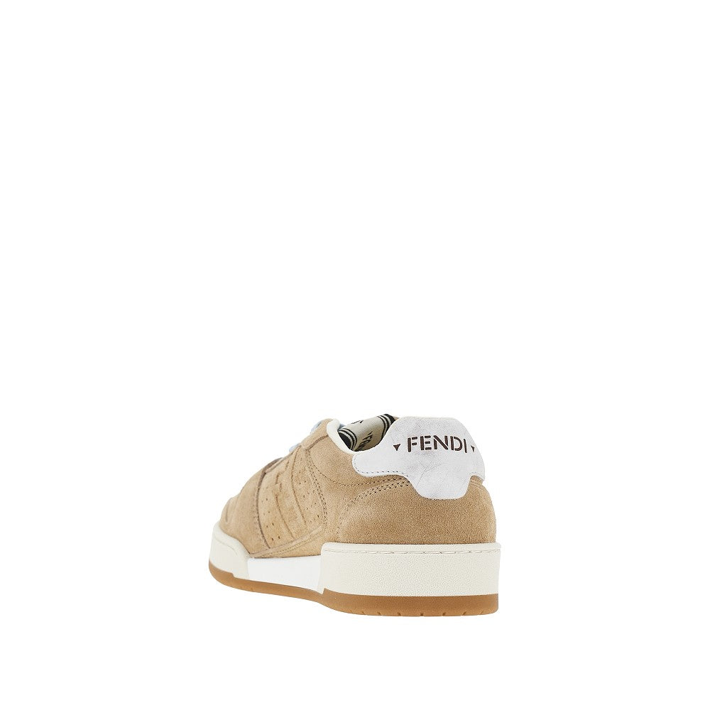 Suede leather Fendi Match sneakers