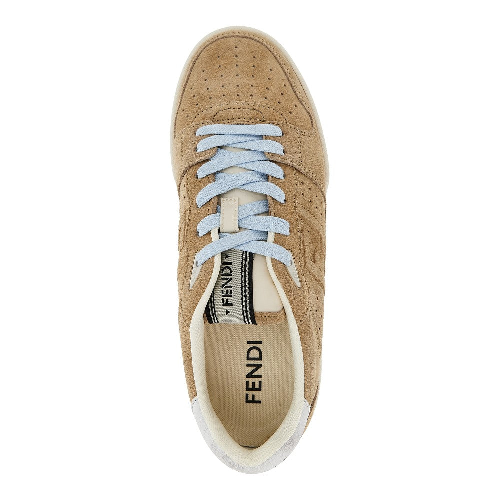 Suede leather Fendi Match sneakers