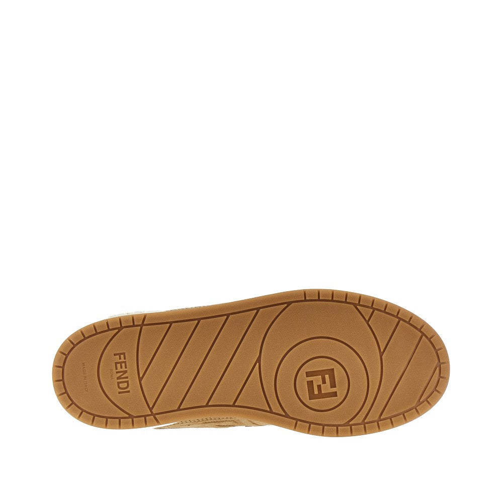 Suede leather Fendi Match sneakers