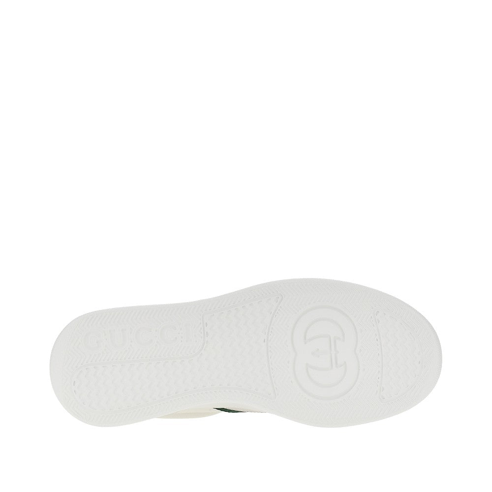 Sneakers in pelle con suola oversize
